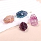 Natural Fluorite Carved Beads, Pi Xiu, 24x17mm