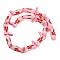 Boot Handmade Lampwork Enamel  Beads, Hot Pepper, 23x16.5~17x7.5~8.5mm, Hole: 0.8~1.2mm