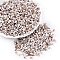 Baking Paint Glass Seed Beads, Round Hole, Peanut, Camel, 4.5x2.5x2.5mm, Hole: 1mm, about 4500pcs/pound