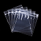 Polypropylene Zip Lock Bags, Top Seal, Resealable Bags, Self Seal Bag, Rectangle, Clear, 11x9cm, Unilateral Thickness: 2.7 Mil(0.07mm)