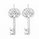 Латунные подвески KK-S356-514P-NF-1