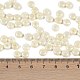Непрозрачные цвета блестящие стеклянные бусины SEED-P008-01C-05-4