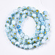 Круглые Millefiori стеклянные бусины нити X1-LK-P001-36-2