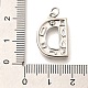 Латунные микропаве прозрачные подвески с фианитом KK-G521-01P-D-3