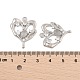 Латунные микро проложить кубического циркония подвески KK-L223-019P-3