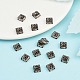 Латунные бусины разделители для поставки стразов RB-A013-7x7-01B-4