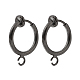 Латунные серьги-клипсы KK-P102-01B-01-1