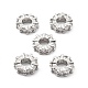 Латунные микропаве из прозрачного кубического циркония KK-R216-12P-1