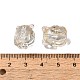 Прозрачные стеклянные бусины GLAA-D025-06F-3