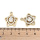 Подвески из сплава и страза FIND-M018-15G-3