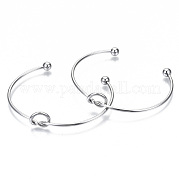 Изготовление браслета-манжеты Love Knot из нержавеющей стали 304 MAK-S073-001P