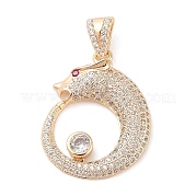 Латунные микро проложить кубического циркония подвески KK-S388-06G