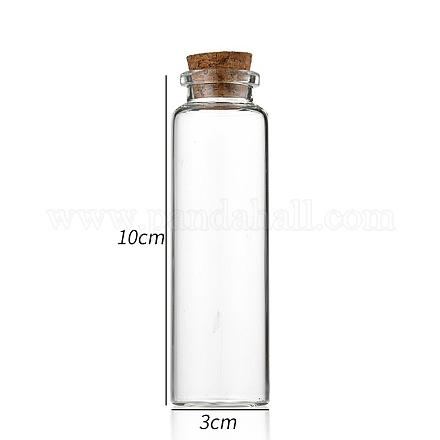 Стеклянная бутылка CON-WH0085-71F-1