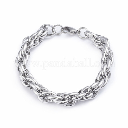 Браслеты из нержавеющей стали 304 BJEW-L673-003-P-1