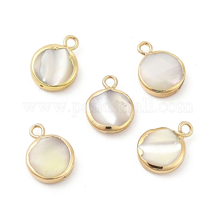 Натуральные подвески из ракушек трохуса PEAR-P004-47KCG-1