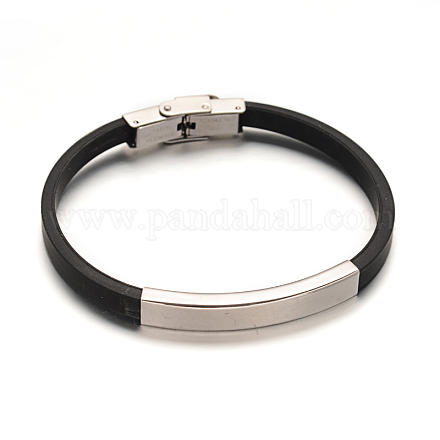 PU кожаный браслет шнура BJEW-E271-01P-1