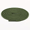 Polyester Cord Shoelace, Dark Olive Green, 4mm, 1m/strand
