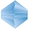 Preciosa® Crystal Beads, Czech Crystal, Bicone(451 69 302 Rondelle), 30050 840 Sapphire Matt, 4mm, Hole: 0.8mm
