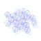 Handmade Blown Glass Beads, Round, Violet, 16x16mm, Hole: 1~2mm
