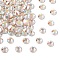 Preciosa® MAXIMA Crystal No Hotfix Flatback Stones, Czech Crystal, Dura Foiling, Round(438 11 615 Chaton Rose), 00530 200 Gold Quartz AB, SS12(3~3.2mm)