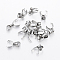 Tarnish Resistant 304 Stainless Steel Pendant Pinch Bails, Stainless Steel Color, 9x7x2.5mm, Hole: 4x3.5mm