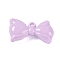 Spray Painted Opaque Acrylic Big Pendants, Bowknot, Plum, 31x56x16mm, Hole: 3.5mm