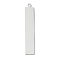 Brass Pendant, Rectangle Charms, 925 Sterling Silver Plated, 41.5x7.5x0.6mm, Hole: 1.2mm