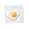 Cute Plastic Pendants, with Resin Cabochon Inside, Candy Charms, Egg, 29~37x29~29.5x5~6mm, Hole: 1mm