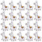 SUNNYCLUE 1 Box 20Pcs Animal Charms Llama Charms Bulk Sheep Charm Enamel Alpaca Charm White Metal Alloy Charms for Jewelry Making Charm Necklace Bracelets Earrings Keychains DIY Birthday Gift Craft
