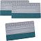 CHGCRAFT 3Pcs Vinyl Wrap Squeegee with Ruler 6 Inch Felt Edge Vinyl Wrap Squeegee Graphic Wallpaper Film Installation Measuring Tool for Graphic Decal Wrapping