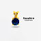 Real 18K Gold Plated 201 Stainless Steel Pendant Necklaces, Cubic Zirconia September Birthstone Necklace for Women, Flat Round, Marine Blue, 18-1/8 inch(46cm)