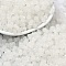 Transparent Colours Glass Seed Beads, Mushroom, WhiteSmoke, 5.5x4.5mm, Hole: 1mm, 4150pcs/pound