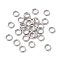Non-Tarnish 304 Stainless Steel Jump Rings, Open Jump Rings, Round, Stainless Steel Color, 8x1.5mm, Inner Diameter: 5.4mm