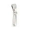 Brass Charms, Letter, Cadmium Free & Lead Free, Long-Lasting Plated, Rack Plating, Letter I, 10x3x2.5mm, Hole: 3x5mm
