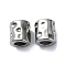 Non-Tarnish 304 Stainless Steel Beads, Column, Stainless Steel Color, 6.5x6mm, Hole: 3mm