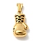 316L Surgical Stainless Steel Pendants, Boxing Gloves, Gym Charms, Golden, 30x15x12mm, Hole: 5x8mm