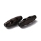Natural Wood Buttons, Horn Toggle Buttons, 2-Hole, Dyed, for Sewing Accessories, Coconut Brown, 40x12mm, Hole: 6mm