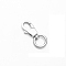 304 Stainless Steel Lobster Claw Clasps, Stainless Steel Color, 30.5mm