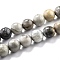 Round Natural Polychrome Jasper/Picasso Stone/Picasso Jasper Beads Strands, 8.5mm, Hole: 1.2mm, about 45pcs/strand, 15.20''(38.6cm)