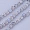 Natural Labradorite Beads Strands, Faceted, Round, 4~4.5mm, Hole: 0.6mm, about 90~100pcs/strand, 14.5~16.1 inch(37~41cm)