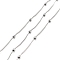 Tarnish Resistant 304 Stainless Steel Snake Chains, Satellite Chains, with Spool, Soldered, Stainless Steel Color, 1.5mm, about 32.81 Feet(10m)/Roll
