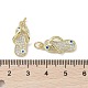 Латунные микро проложить кубического циркония подвески KK-L209-060G-01-3