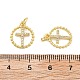 Латунные микро проложить кубического циркония подвески KK-C092-21A-G-3