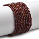 Гранат природный бисер нитей G-H079-A01-01A-1