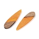 Большие подвески из смолы и дерева WOOD-F015-08H-2