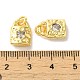 Латунные микро проложить кубического циркония подвески KK-H461-06G-03-3