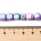 Нити окрашенных бусин из натурального магнезита G-L617-B01-8mm-02-5
