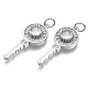 Латунные микро проложить кубического циркония подвески ZIRC-S061-175P-NF-1