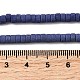 Окрашенные синтетические бирюзовые бусы нити G-Z089-A04-T-6
