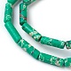 Синтетические имперские нитки из бисера яшмы G-L496-A04-1